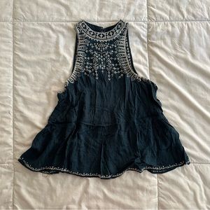 SOLD / Urban Outfitters Ecote Leah Embroidered Swing Tank